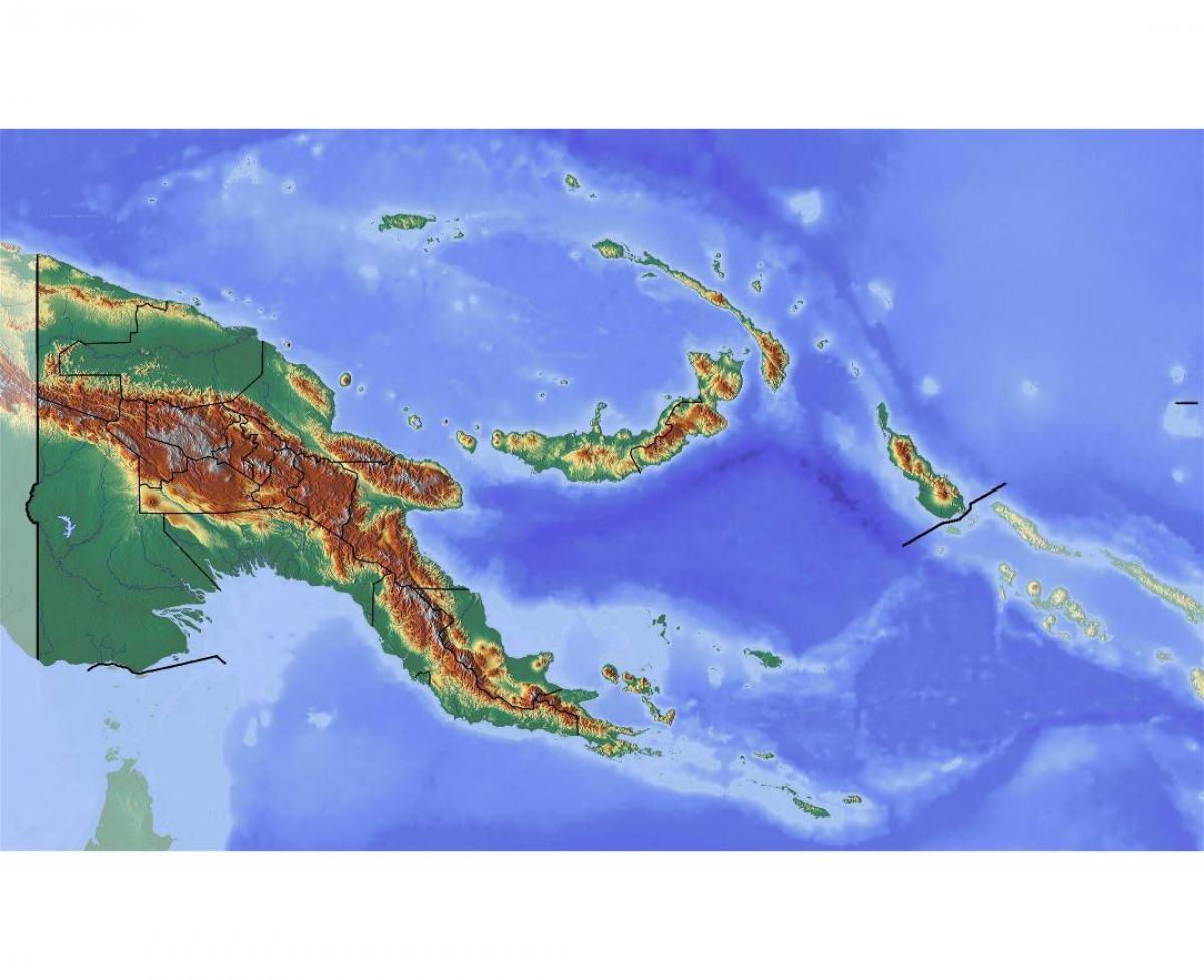 papua new guinea topographic ramani