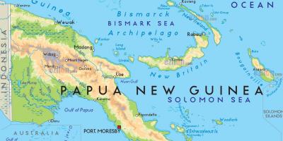 Ramani ya mji mkuu wa papua new guinea